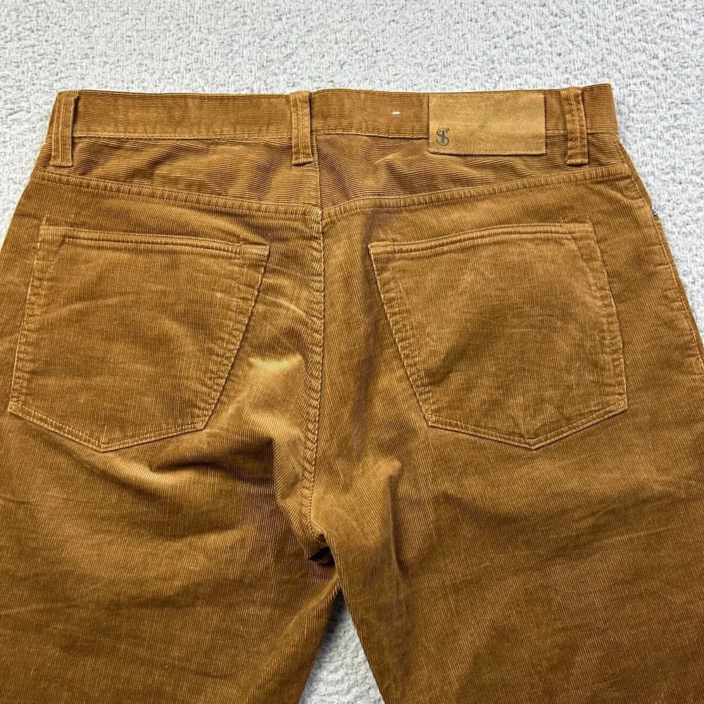 Todd Snyder Corduroy Pants Mens 31x30 Brown Slim 5-Pocket Casual Wear